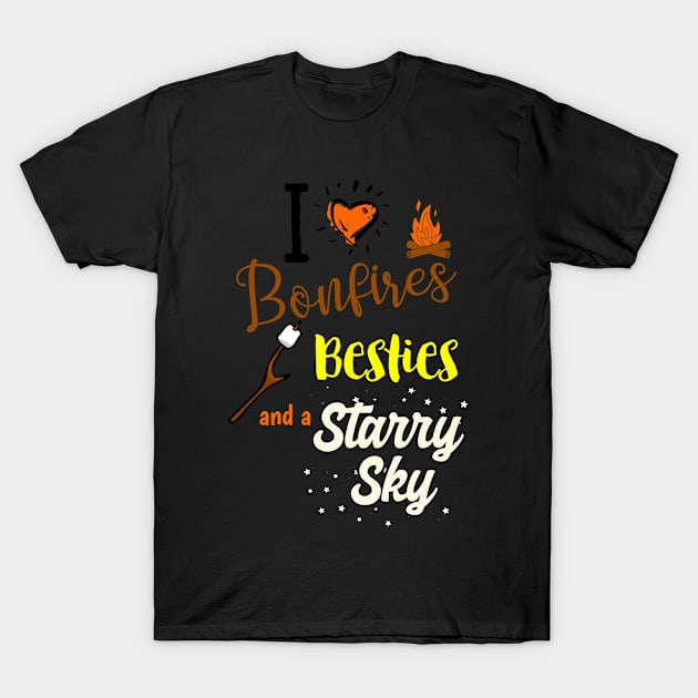 Camping T-Shirt by mikevdv2001